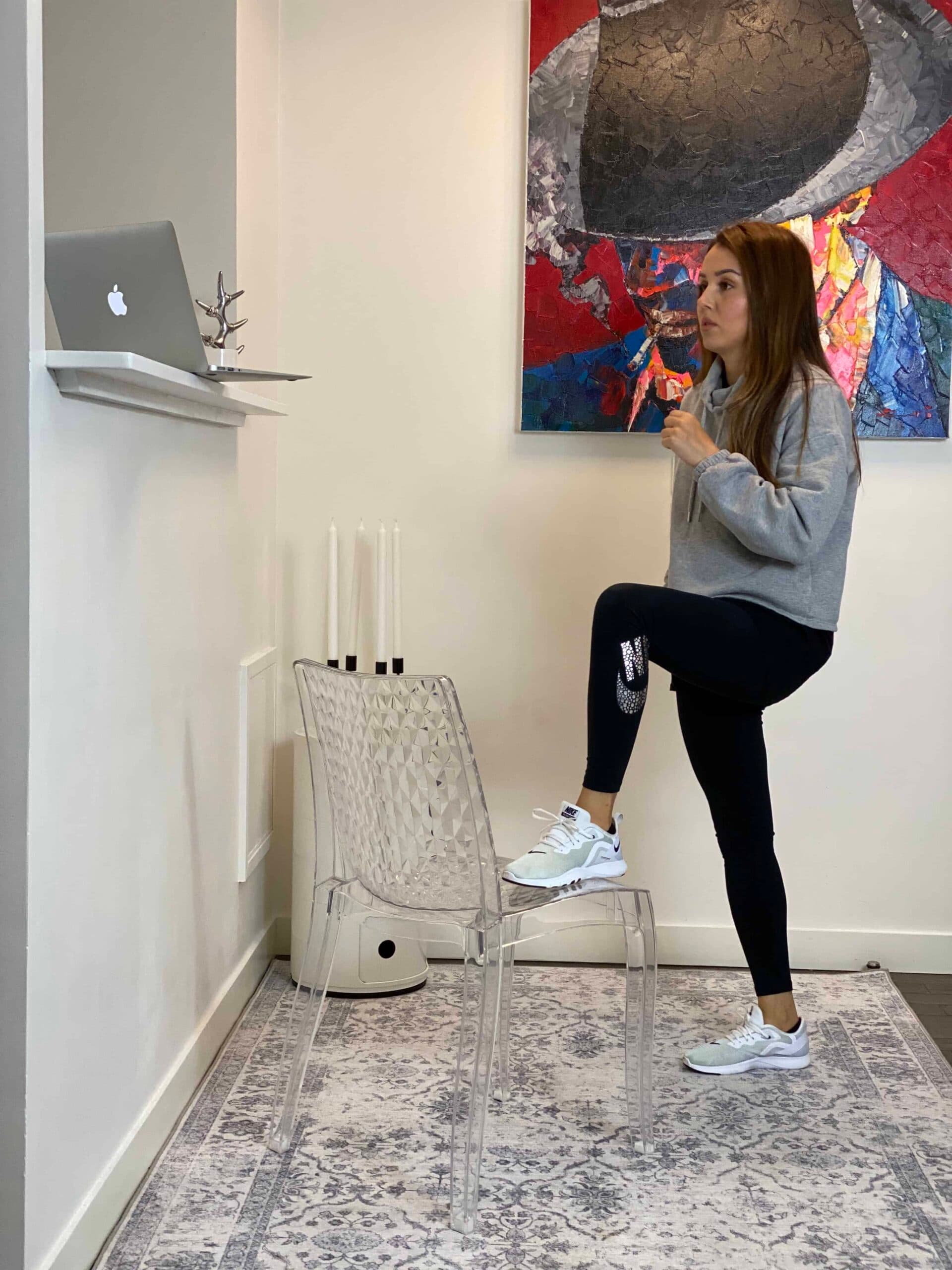 Travail musculaire guidé en téléconsultation kiné